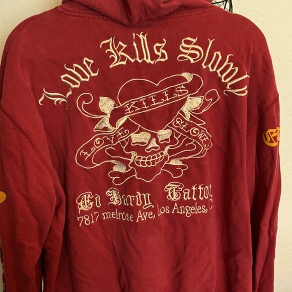 Ed Hardy women’s hoodie size XXL - Picture 6 of 7